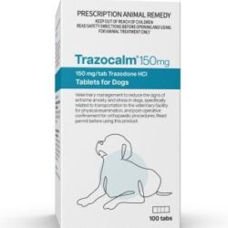 Buy Trazodone for dogs to relieve severe pet anxiety