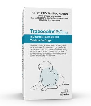 Buy Trazodone for dogs to relieve severe pet anxiety